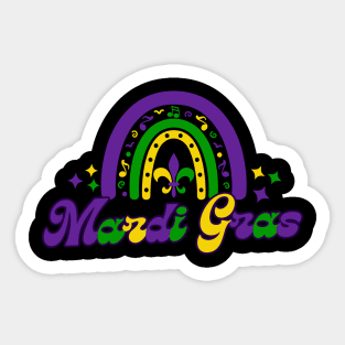 Mardi-Gras Sticker